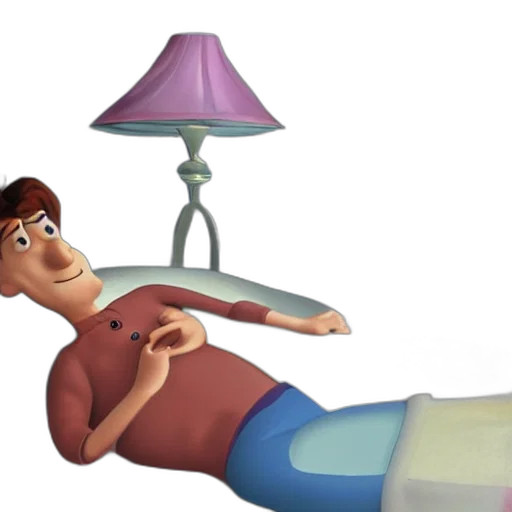 furniture, robot, 3d render, concept art, cartoon, photorealistic, neon lights, underwater transparent PNG cut-out