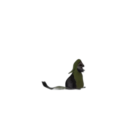 animal, creature, dragon, staff transparent PNG cut-out