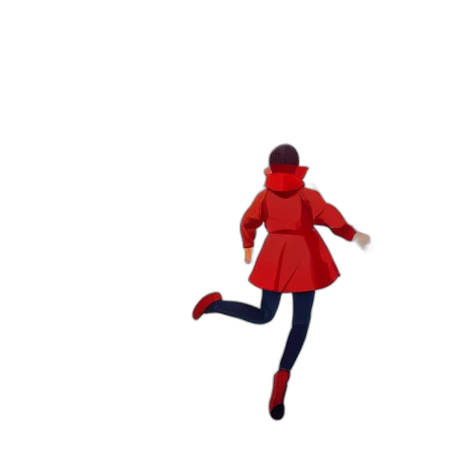 jacket, dress, hat, umbrella transparent PNG cut-out
