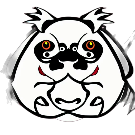 animal, creature, face, mask transparent PNG cut-out