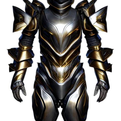 robot, concept art, 3d render, fantasy art, comic book art, golden, dark, photography transparent PNG cut-out