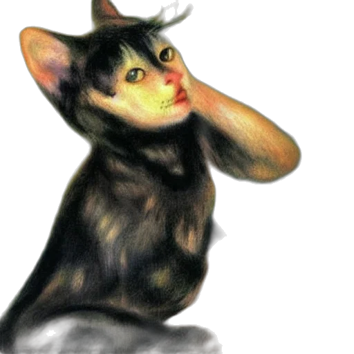 animal, creature, staff, face, photorealistic, watercolor, oil painting, concept art transparent PNG cut-out