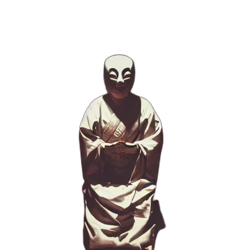 mask, creature, jacket, dress, concept art, 3d render, pixel art, comic book art transparent PNG cut-out