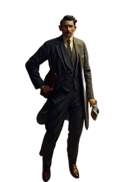staff, jacket, weapon, hat transparent PNG cut-out
