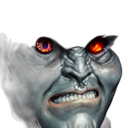 mask, face, creature, staff transparent PNG cut-out