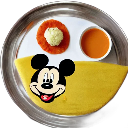 food, mask, photorealistic, 3d render transparent PNG cut-out