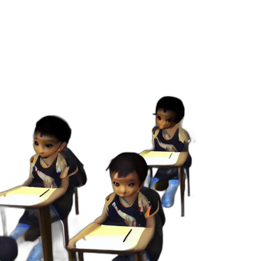 3d render, photorealistic, concept art, cartoon transparent PNG cut-out