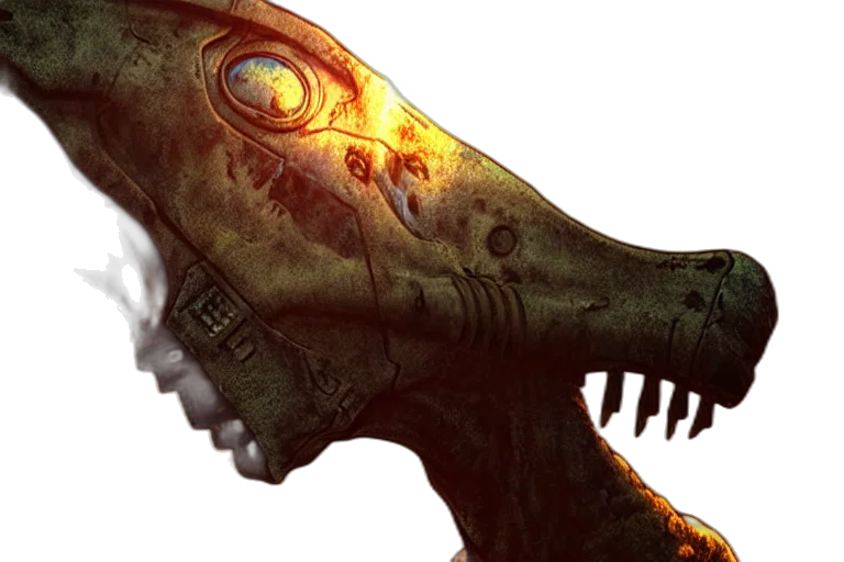 dragon, creature, mask, animal transparent PNG cut-out