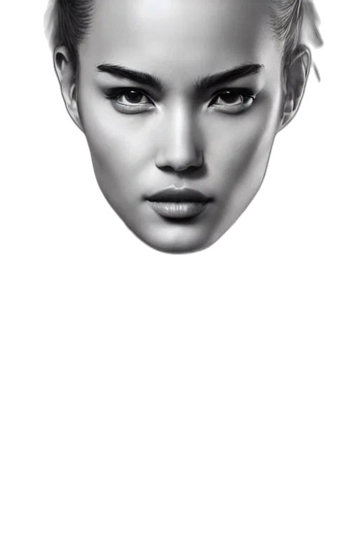 face, mask, crown, robot, photorealistic, 3d render, concept art, fantasy art transparent PNG cut-out