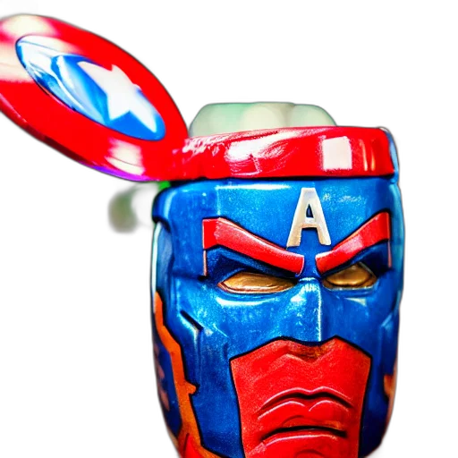 mask, weapon, jewelry, 3d render, comic book art, concept art, closeup, photorealistic transparent PNG cut-out