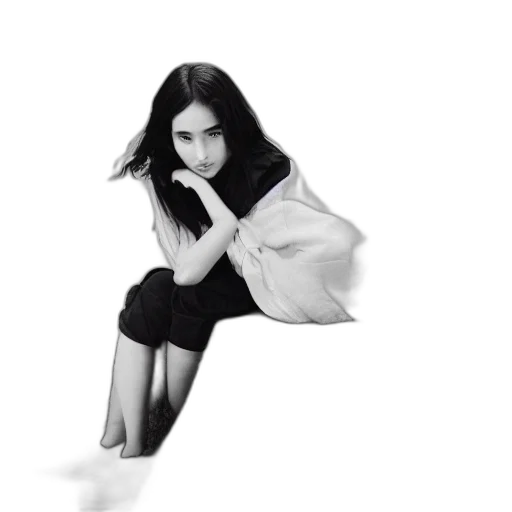 dress, creature, photorealistic, concept art, cartoon, pencil sketch, monochrome, photoshoot transparent PNG cut-out