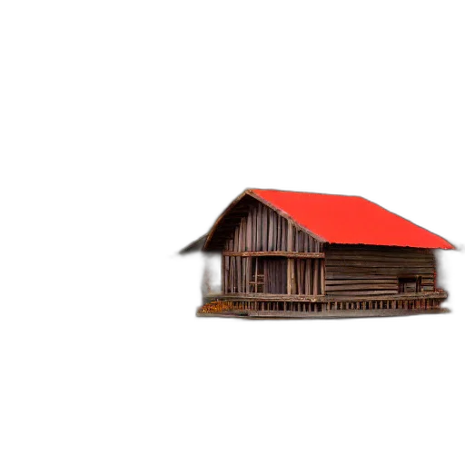 building, furniture, food, hat, 3d render, concept art, photorealistic, pixel art transparent PNG cut-out
