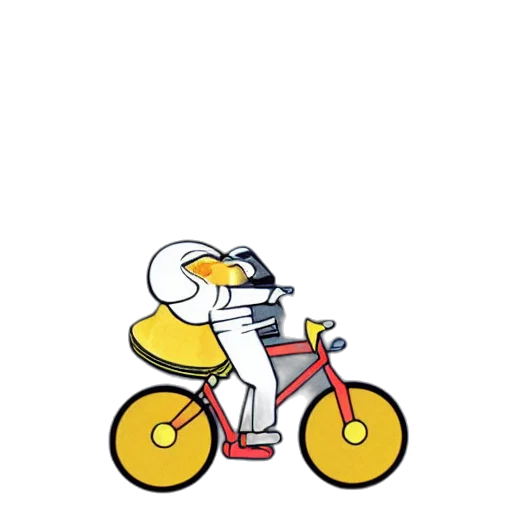 robot, pixel art, concept art, cartoon, cheese, cycling, moon, cycles transparent PNG cut-out