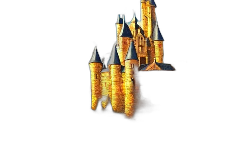 crown, building, jewelry, weapon, 3d render, concept art, fantasy art, photorealistic transparent PNG cut-out