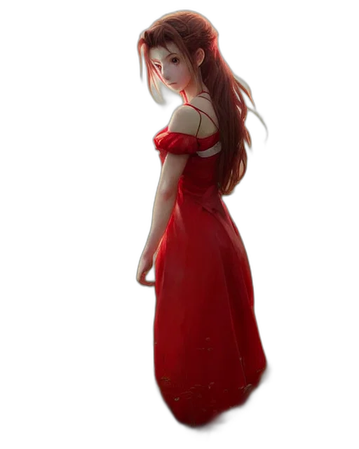 dress, crown, staff, concept art transparent PNG cut-out