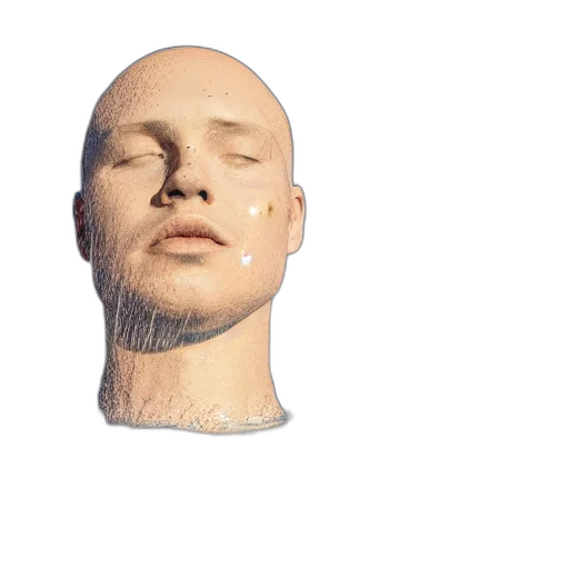 face, mask, hair, robot transparent PNG cut-out