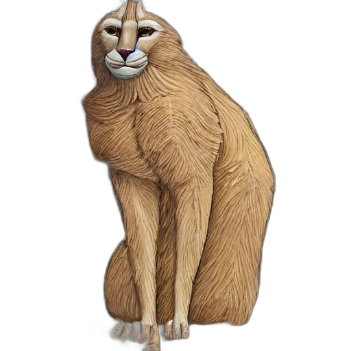 animal, creature, staff, mask, concept art, 3d render, photorealistic, cartoon transparent PNG cut-out