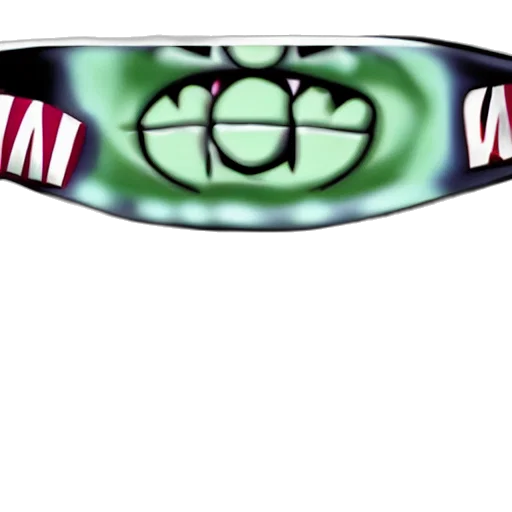 mask, 3d render, cartoon, comic book art, mint, toothpaste, flavored, tooth transparent PNG cut-out
