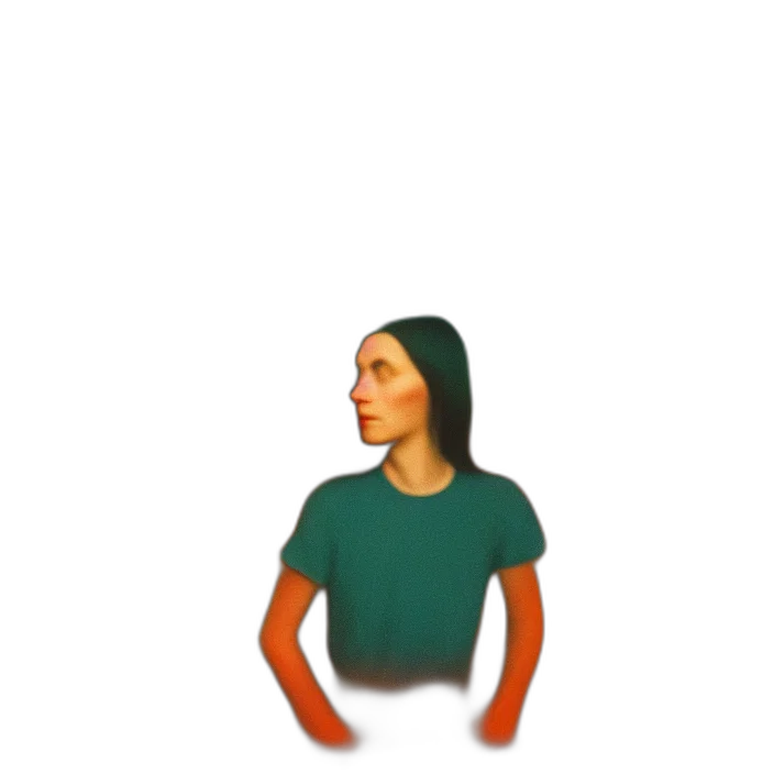hat, face, jacket, staff, 3d render, pixel art, concept art, photorealistic transparent PNG cut-out