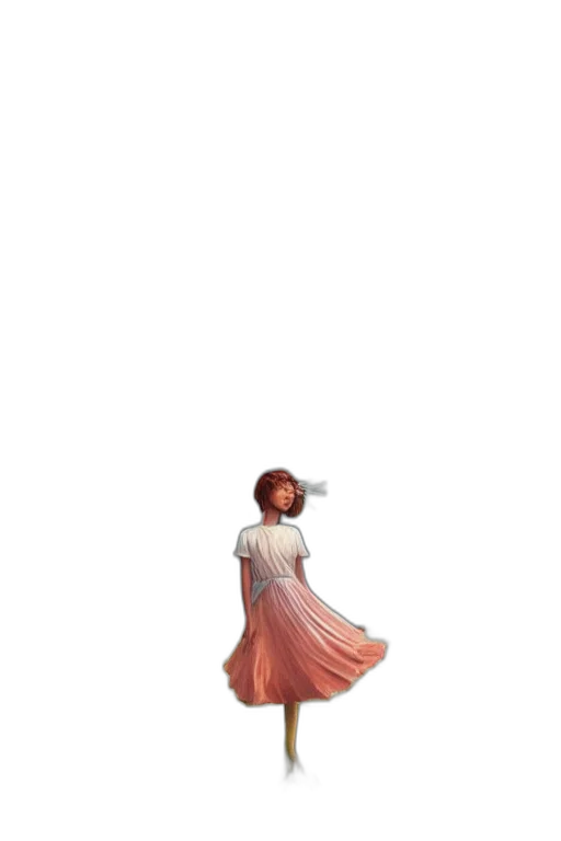 dress, staff, hair, robot, concept art, 3d render, pixel art, fantasy art transparent PNG cut-out