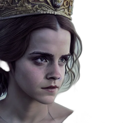 crown, face, photorealistic, concept art, fantasy art, 3d render, highly, detailed transparent PNG cut-out