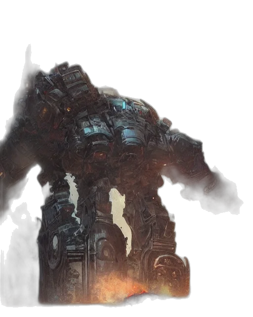 robot, concept art, fantasy art, comic book art transparent PNG cut-out