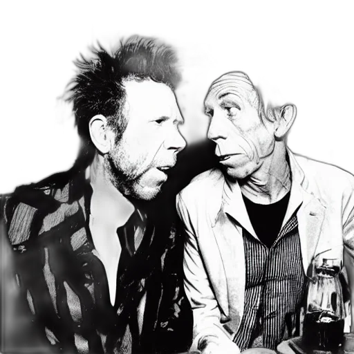 jacket, tom, waits, iggy transparent PNG cut-out