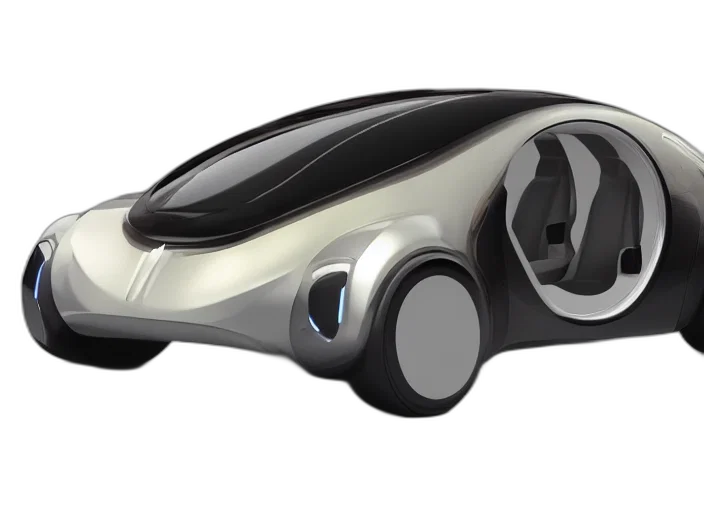car, robot, concept art, 3d render transparent PNG cut-out