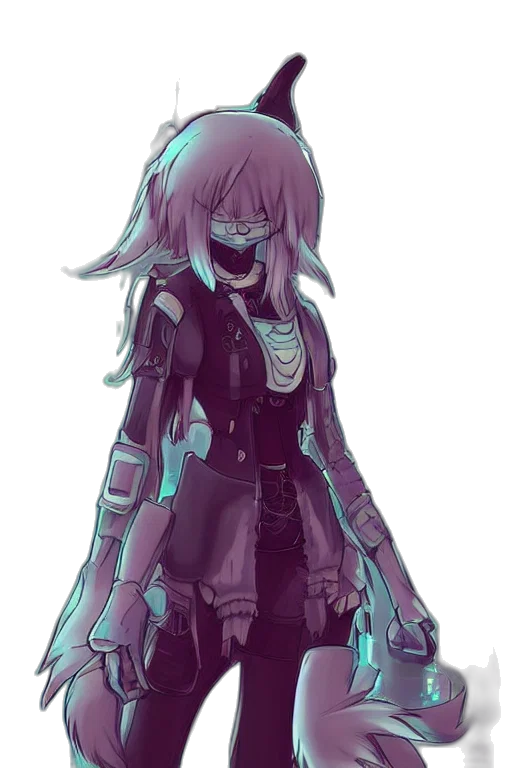 mask, jacket, robot, staff transparent PNG cut-out