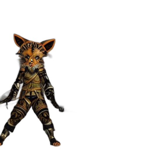 animal, creature, concept art, 3d render transparent PNG cut-out