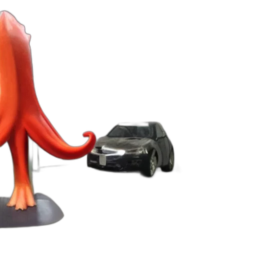car, animal, 3d render, concept art transparent PNG cut-out