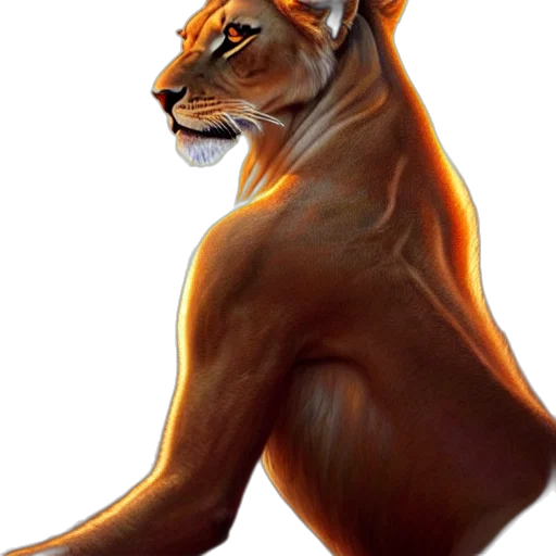 animal, creature, staff, crown transparent PNG cut-out