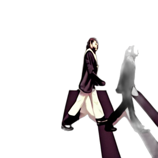 concept art, 3d render, pixel art, anime, city street, outer space, fog, monochrome transparent PNG cut-out