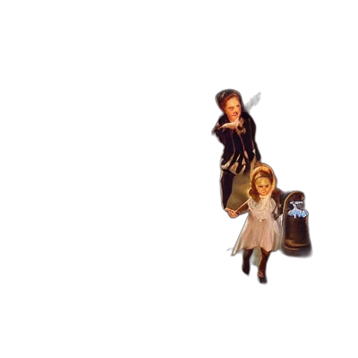staff, jacket, hair, pixel art transparent PNG cut-out