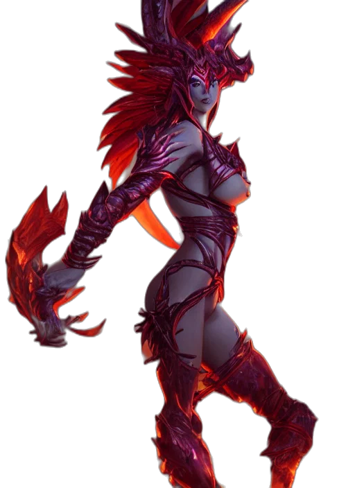dragon, staff, creature, concept art transparent PNG cut-out