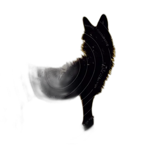 animal, creature, hair, dragon, concept art, 3d render, pixel art, photorealistic transparent PNG cut-out