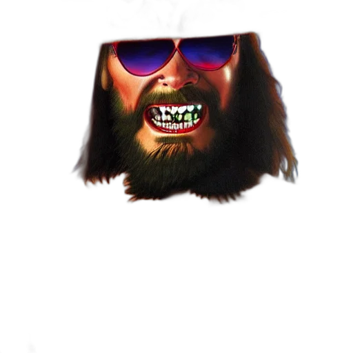 mask, face, creature, hair transparent PNG cut-out