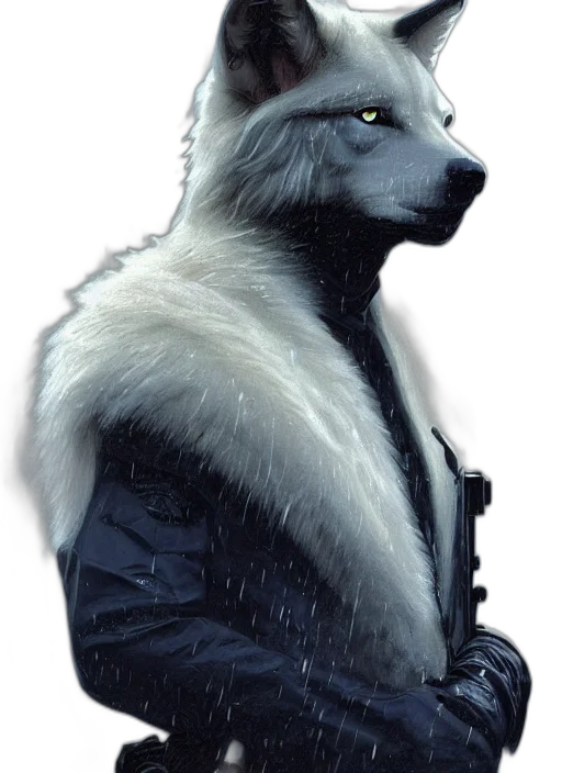jacket, animal, staff, mask transparent PNG cut-out