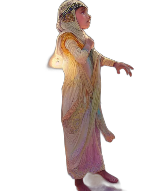 dress, staff, jewelry, mask transparent PNG cut-out