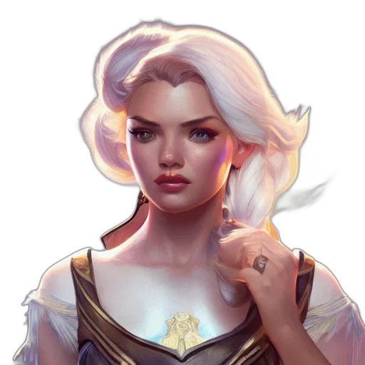 face, crown, staff, jewelry, fantasy art, concept art, comic book art, pixel art transparent PNG cut-out