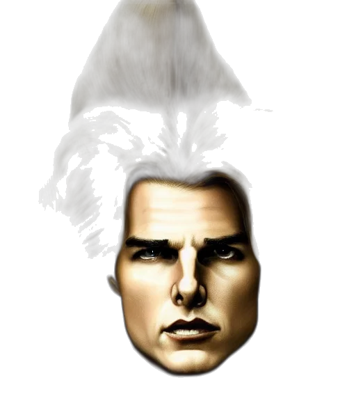 face, mask, hair, crown, concept art, photorealistic, fantasy art, 3d render transparent PNG cut-out
