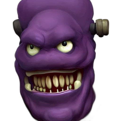 creature, face, mask, staff, concept art, 3d render, photorealistic, fantasy art transparent PNG cut-out