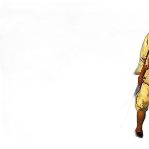 staff, weapon, sword, dress, concept art, comic book art, pixel art, 3d render transparent PNG cut-out