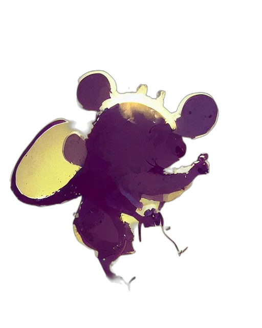 animal, creature, staff, crown transparent PNG cut-out