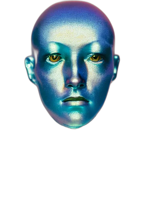 mask, face, robot, creature, vaporwave, photorealistic, watercolor, 3d render transparent PNG cut-out