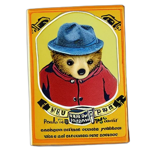 hat, jacket, staff, paddington transparent PNG cut-out