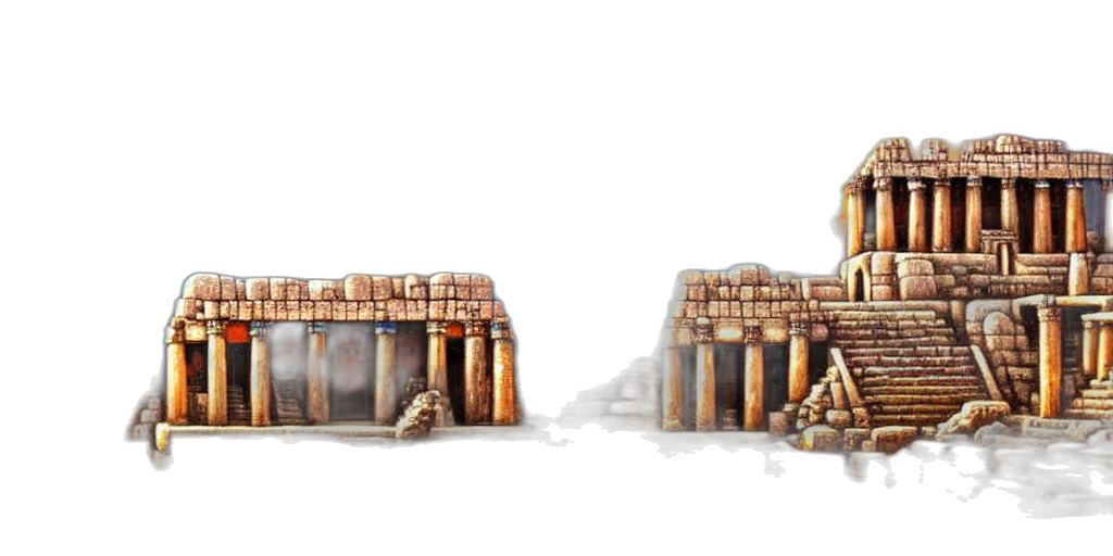 furniture, building, concept art, 3d render, pixel art, fantasy art, rain, fog transparent PNG cut-out