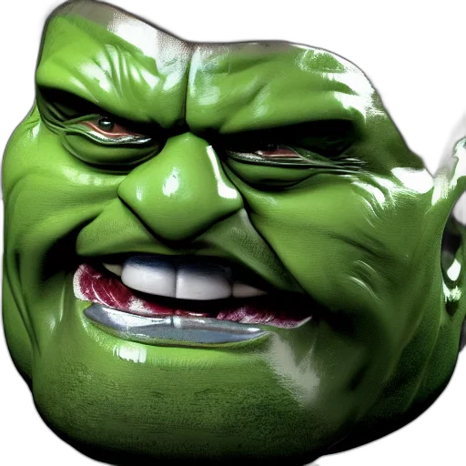 face, mask, creature, animal, 3d render, photorealistic, concept art, closeup transparent PNG cut-out