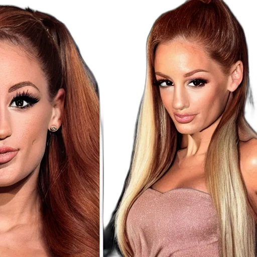 hair, photorealistic, cartoon, giant, arianna, grande transparent PNG cut-out