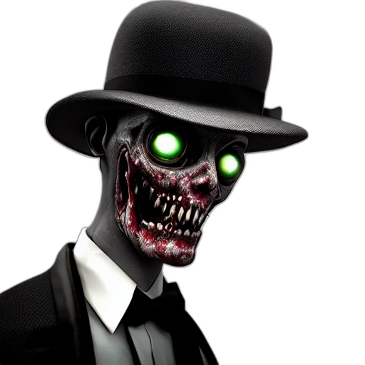 mask, robot, hat, face, concept art, 3d render, comic book art, photorealistic transparent PNG cut-out